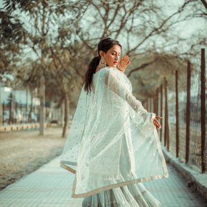 Gulabi Hand-Block Printed Cotton 3-Piece Kurta Set